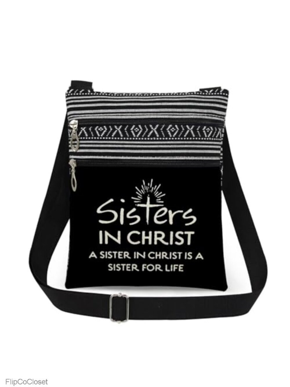 Polyester Crossbody Bag Adjustable Strap Unisex Shoulder Bag